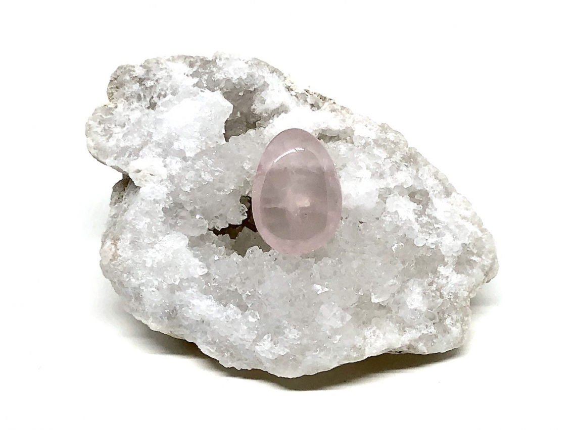 Pierre percée quartz Rose