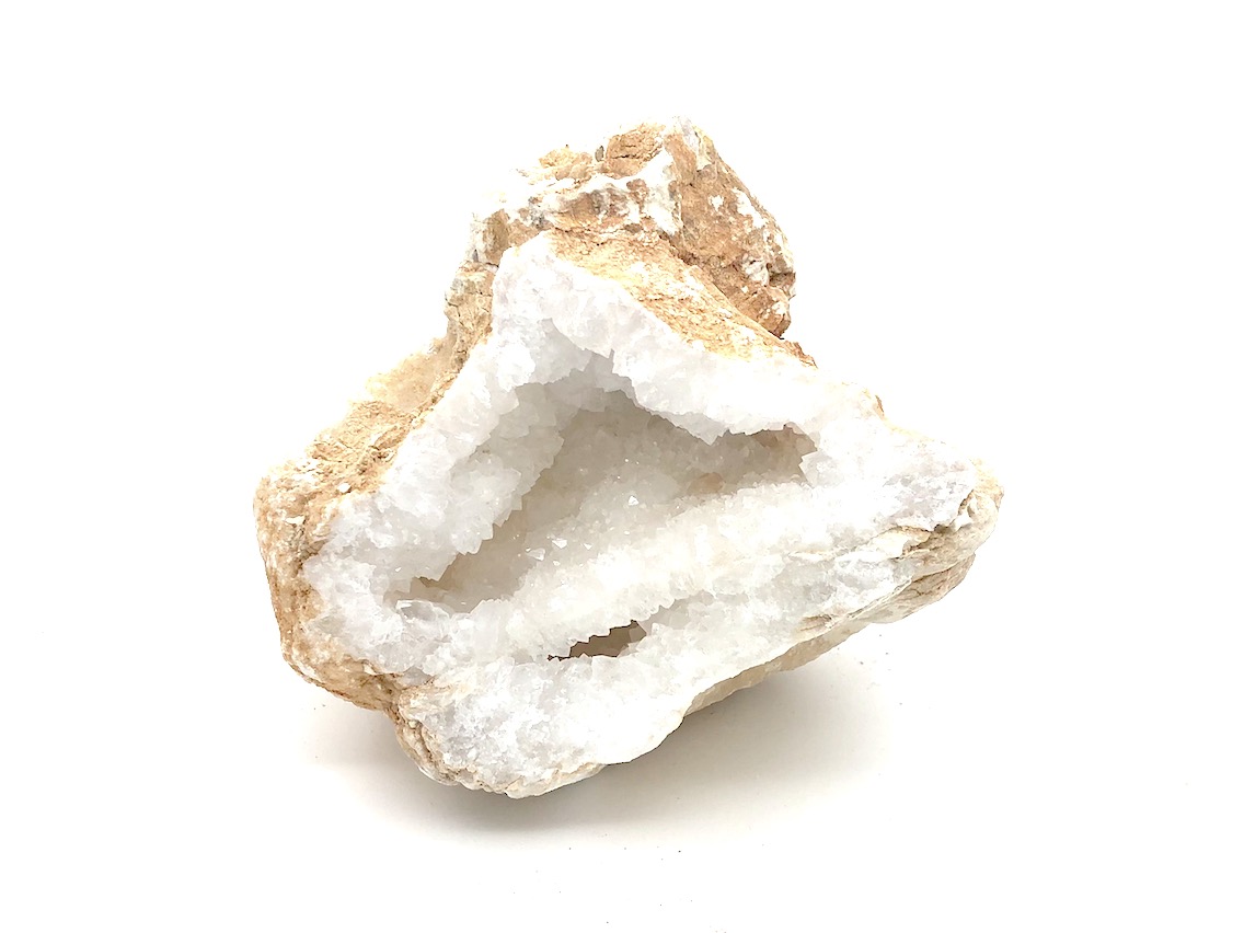 Géode de cristal de roche