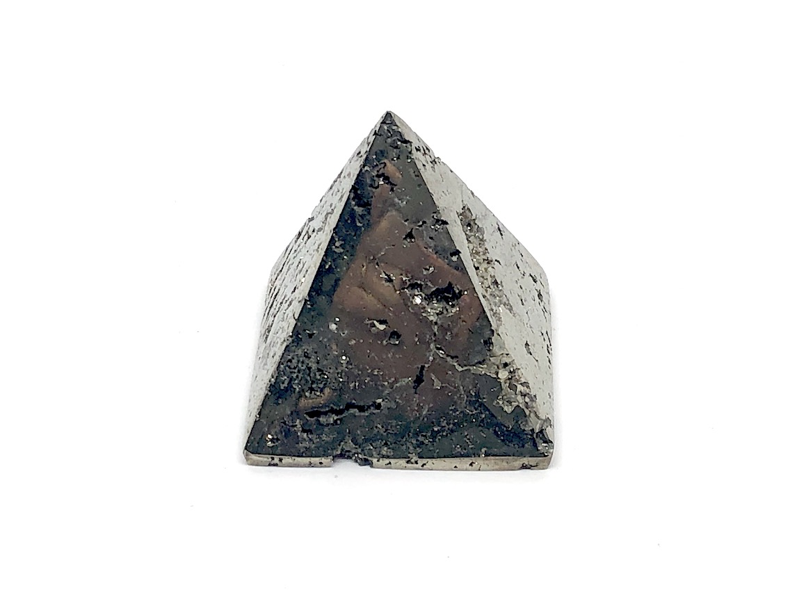 Pyramide en pyrite de fer