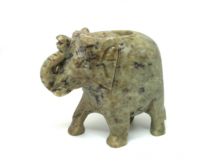 Porte encens en pierre “éléphant”