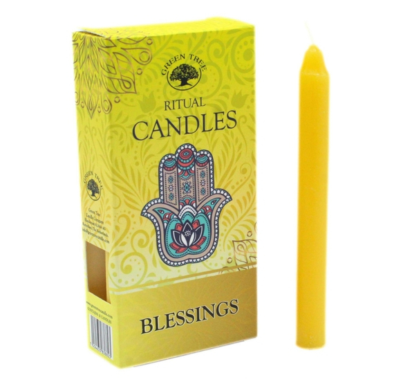 Bougies à rituels – Bénédiction – Jaunes