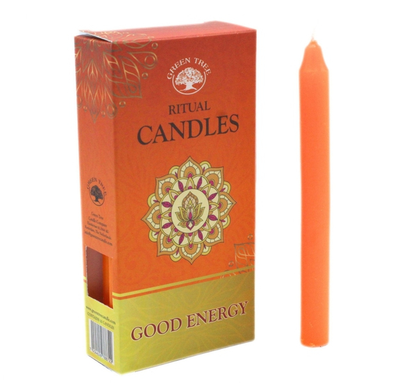Bougies à rituel – Bonne énergie – Oranges