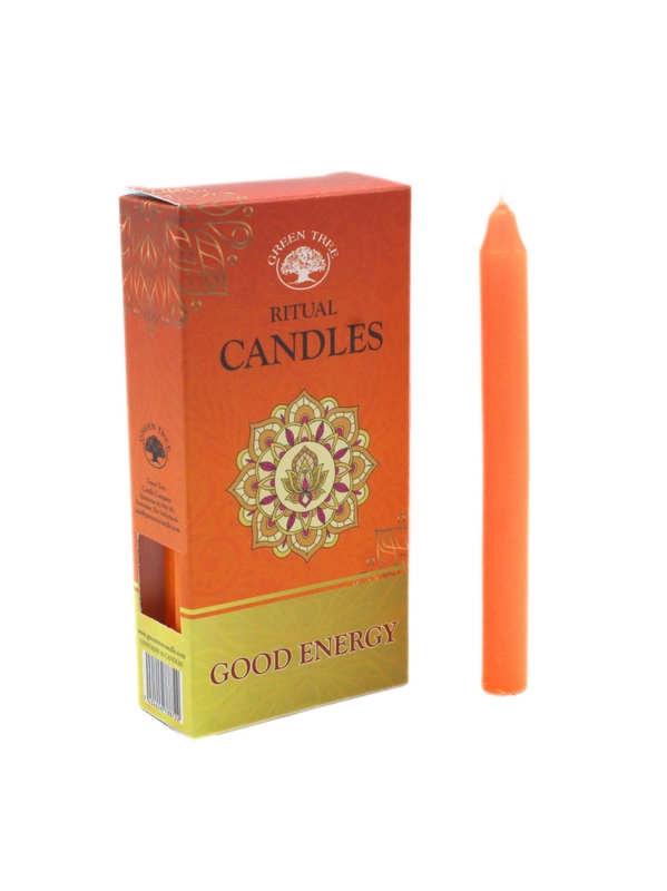 Bougies à rituel – Bonne énergie – Oranges