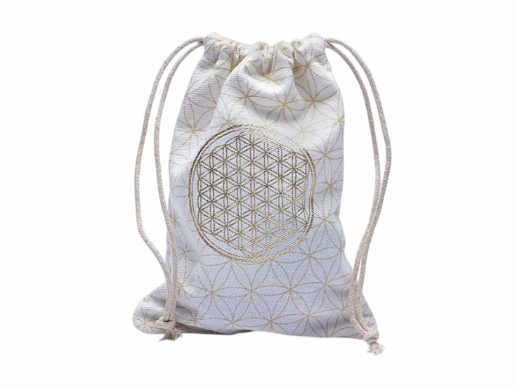 Sac en coton  – Fleur de vie –