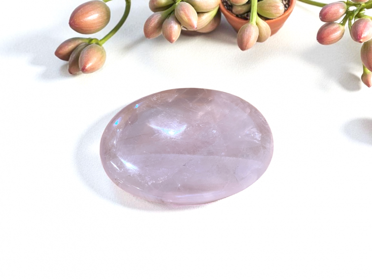 Grand galet Quartz rose