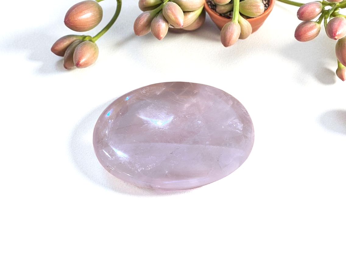 Grand galet Quartz rose