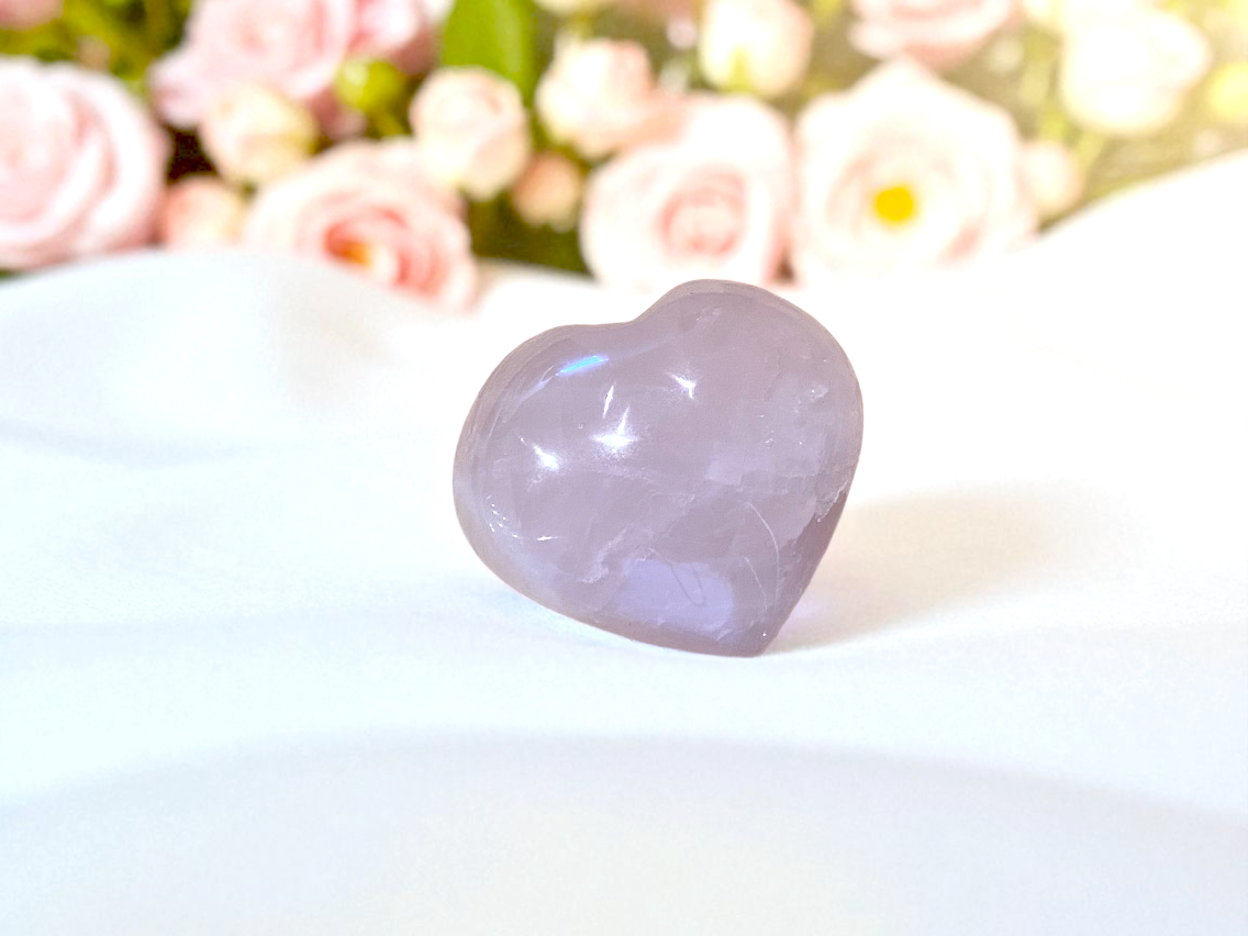 Coeur Quartz rose
