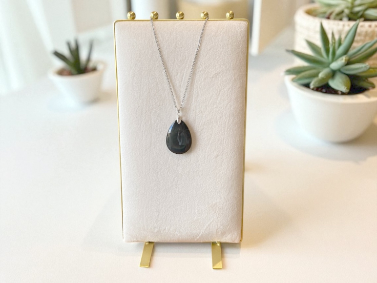 Pendentif Obsidienne Oeil Celeste